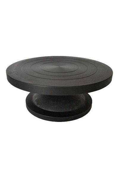 Generic Clay Making Pottery Wheel Turntable With Ball Bearings Black