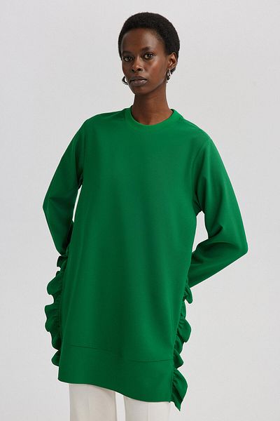 Touché Privé Frilly Crepe Tunic