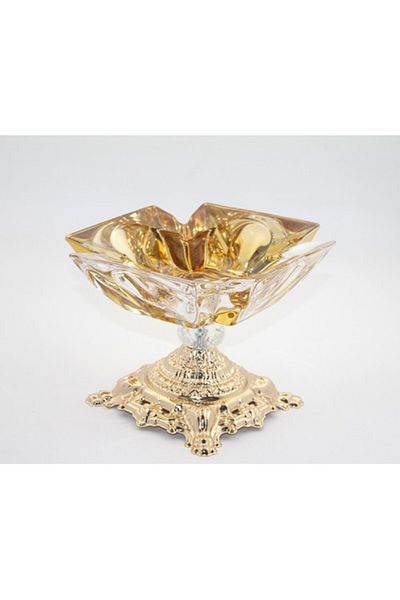 ForWhat Glass Design Ash Tray Ashtray for Office Home Office Decor