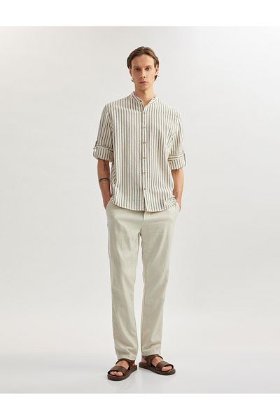 Koton Mandarin Neck Shirt