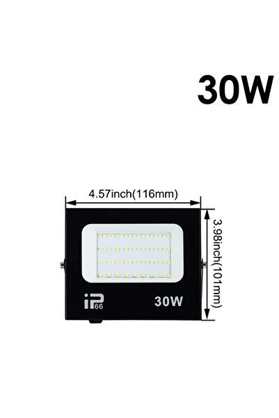 Choice كشاف LED بقوة 6500 كلفن 30 وات 200 وات، إضاءة خارجية مقاومة للماء IP66...