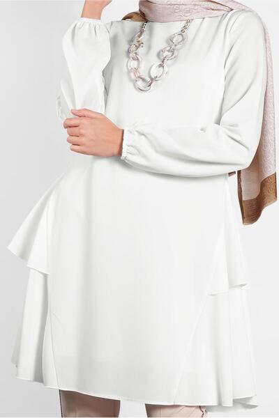 Alvina KOLLARI LASTİKLİ FIRFIR DETAYLI TUNİK 4380