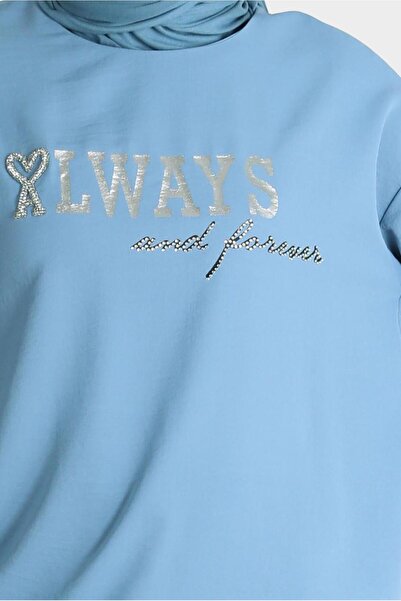 Alvina 42612 Модель Друк Детальний Двошаровий Комплект Спідниці