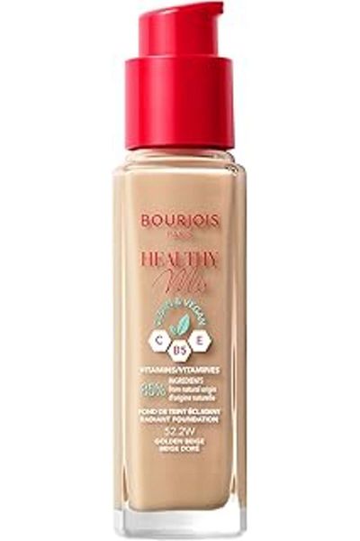 Bourjois Bourjois Healthy Mix Vegan Makeup Liquid Foundation, 52.2W Golden Beige, 30 ml