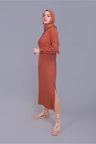 Alvina Belted Embroidered Tunic - Model 40739
