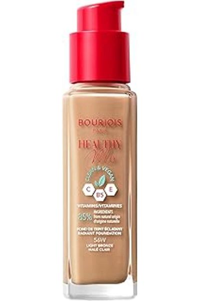Bourjois Bourjois Healthy Mix Naturals Foundation - 56W - Light Bronze, 30 ml, Beige, All Types