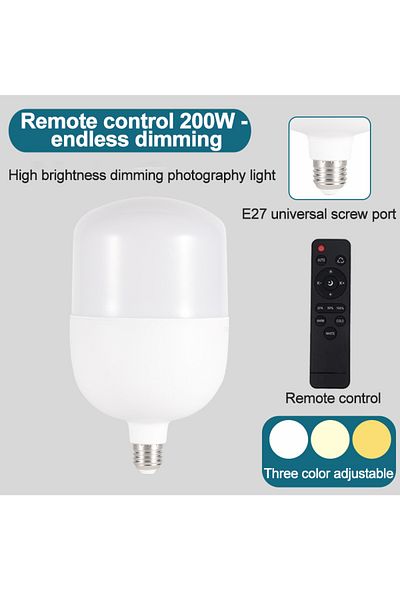 FlashHawk Photography Softbox Lighting Kit with 2 * 200W LED 3 Colors Bulb Umbrellas Softbox and Carry Bag