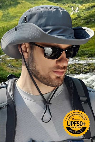 Mood Agenda Unisex Uv Protection Wide Brim Foldable Safari Outdoor Boonie Hiking & Beach Hat