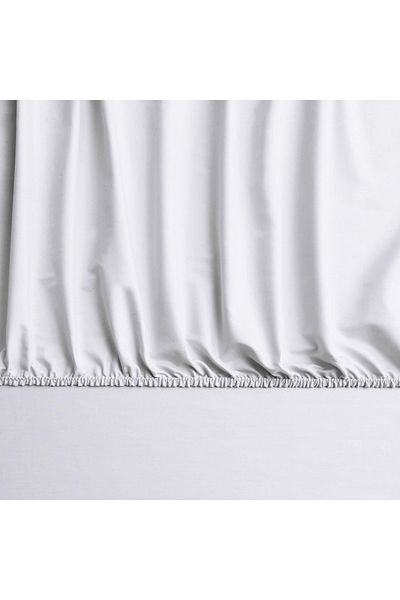 Linens ملاءة سرير من القطن والساتان بحجم كوين إكرو - مرنة ومطابقة