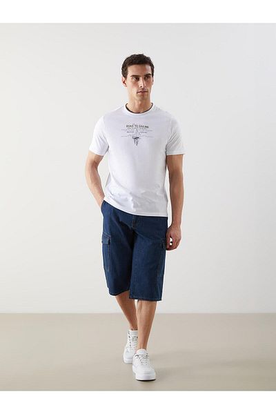 LC Waikiki Ανδρικό τζιν σορτς LCW Jeans Standard Fit
