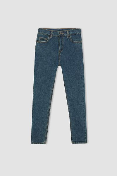 DeFacto Boy's Jean Basic Slim Fit ίσιο παντελόνι - B5564a824sm