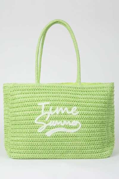 DeFacto Women's Straw Shoulder Bag - B9076axns