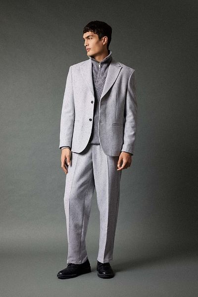 DeFacto Wide Leg Classic Trousers - Basic Straight Cut B9492Ax23Wn