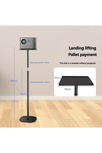 sharpdo Floor Standing Telescopic Projector Stand with Tray