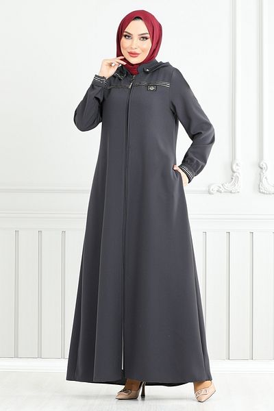 ModaMerve Λογότυπο Λεπτομέρεια Ferace 1013ESL1097-M Anthracite