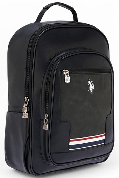 U.S. Polo Assn. Πόλο Ασν. Τσάντα Laptop Vegan από συνθετικό δέρμα με πλάτη και ιμάντα ώμου