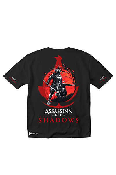 ÖRSTREND Assassin's Creed Shadows Baskılı Oversize Unisex Tişört