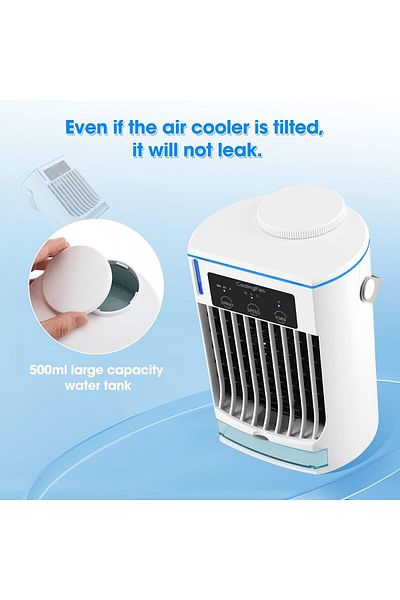 COOYA Evaporative Air Cooler for Room,Powerful,Quiet,Lightweight and Portable Space Cooler