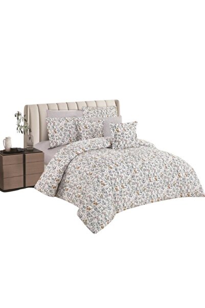smart home Double Duvet Set, Reversible Mattress, 8 Pieces, Hotel Duvet 8 Pieces, 100% Cotton, 240x260cm