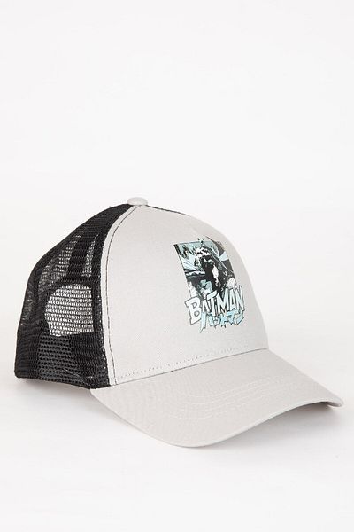 DeFacto Batman Patterned Boy's Gabardine Baseball Cap - C0549a824sm