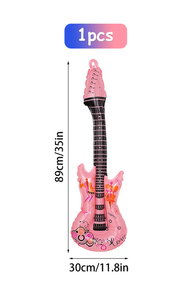 Choice بالونات أخرى وردية اللون على شكل جيتار روك، قطعة واحدة/5 قطع، مناسبة ل...