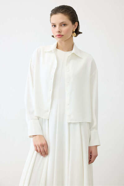 TERZİ DÜKKANI κοντό πουκάμισο ali za rep λευκό