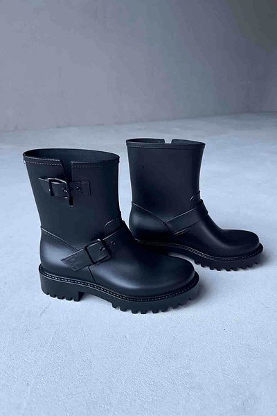 Cappmoda AYK-1008 Μπότες βροχής με αντιολισθητική σόλα με μαύρη ζώνη