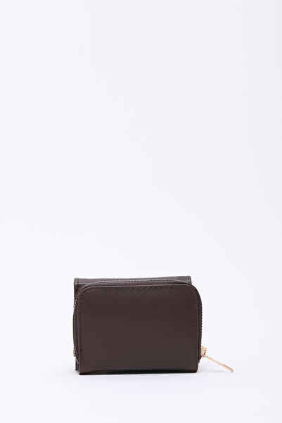 SHAKA Brown Color Shk177 Faux Leather 8 Compartments, Card Holder, Paper and Coin Compartment Snap Wallet