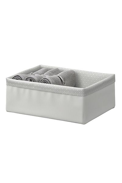 IKEA BAXNA Organiser, grey/white, 20 x 26 x 10 cm