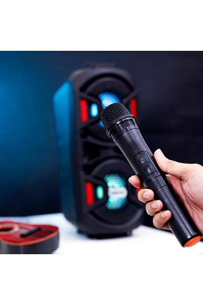 Geepas Re.Portble Spkr/Usb /Bt/Fm/Tf/Tws/Mic1x8