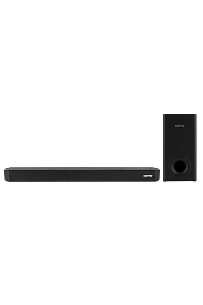 Geepas Wireless Sound Bar| USB/ AUX/Bluetooth/ HDMI Subwoofer With Remote Control and LED Display GMS11172
