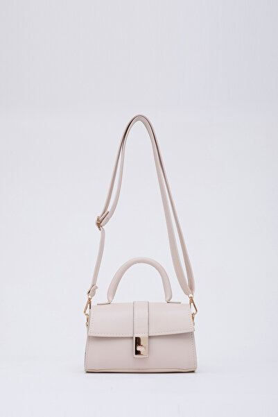 SHAKA حقيبة يد وذراع وكتف نسائية من الجلد الصناعي من كريم Shk109 مع حزام قابل...