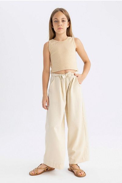 DeFacto Κοριτσίστικο παντελόνι Wide Leg Wide Leg C0273A824SM