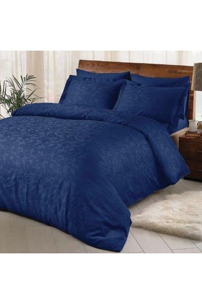 Taç Luxury satin bed linen, 6 pieces Taç, Jakar Brinley Navy blue