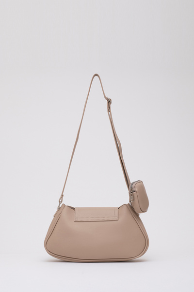 SHAKA Mink Shk96 Faux Leather Single Compartment Wallet Hand and Shoulder Bag