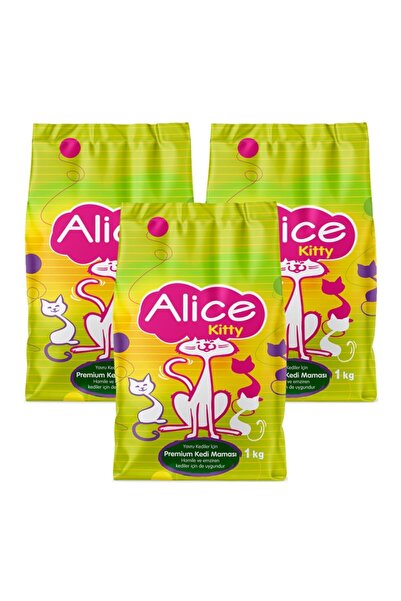 Alice Kitty Yavru Ve Anne Kediler Için Super Premium Mama 3x1kg