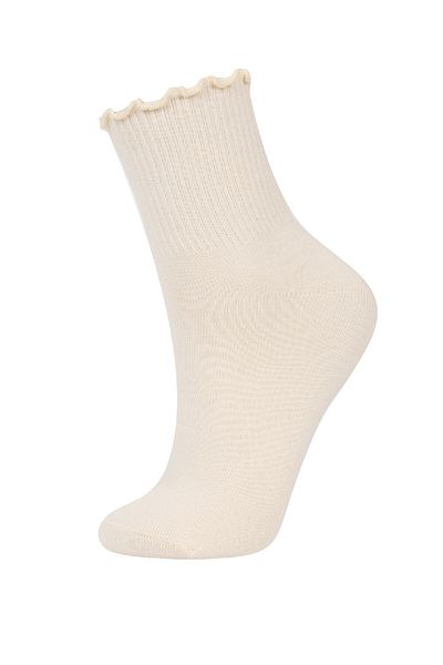DeFacto 3-teilige Baumwollsocken für Damen C0672axns