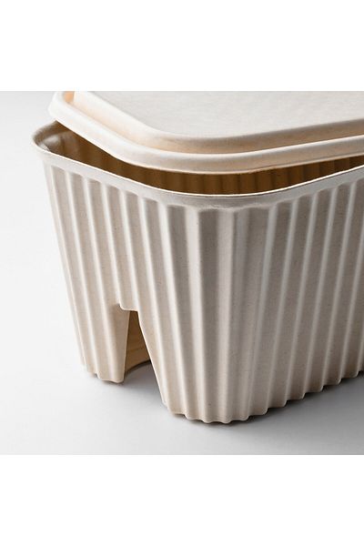 IKEA HÖNSNÄT Cable management box, natural, 38 x 18 x 14 cm