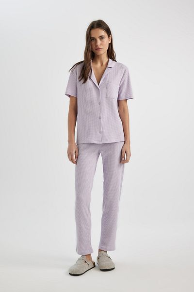DeFacto Top pijama cu mânecă scurtă-fall In Love B6189ax24sp