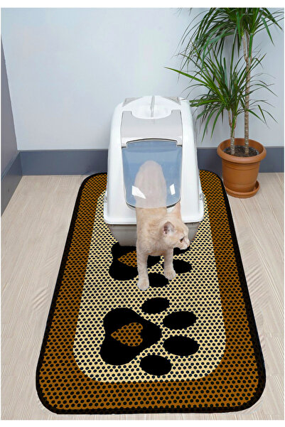 Genel Markalar XXL Desenli Kedi Kumu Paspası 60 X 120 Cm
