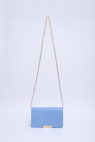 SHAKA Blue Shk186 Faux Leather Single Compartment Snap Chain Strap Hand, Arm ...