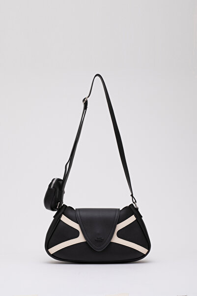 SHAKA Crna / krem ShkKSNUMKS Fauk kožni novčanik za ruku i rame