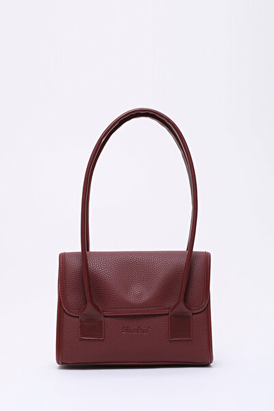 SHAKA Claret Red Shk178 Faux Leather, Μονόχωρο, Κουμπωτό, Τσάντα χεριού, χερι...