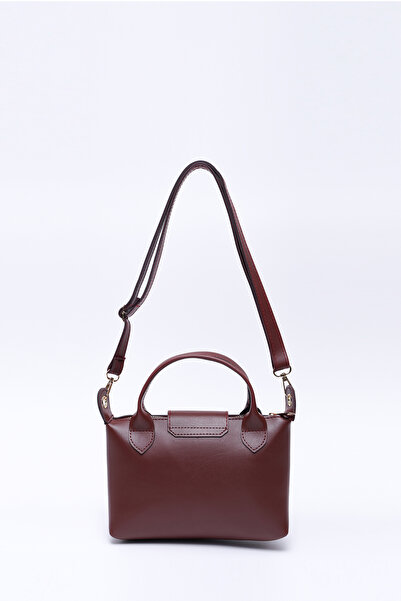 SHAKA Burgundy Shk135 Faux Leather, Single Compartment, Double Strap Hand, Arm and Cross Shoulder Bag