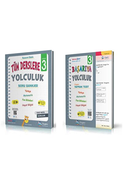 Üçgen Yayıncılık Üçgen 3. Sınıf Tüm Dersler + Başarıya Yolculuk ( Yaprak Test...