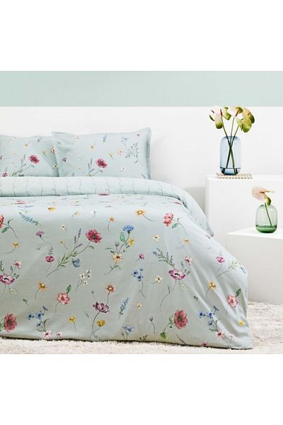 Taç Organic cotton bed linen with popcorn, TaçSatin Reborn, Solene