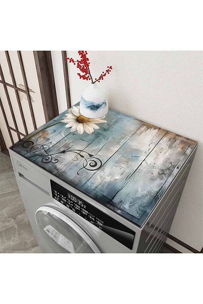 Else Dekor Dryer Washing Machine Cover - Liquid Proof, Non-Slip and Washable