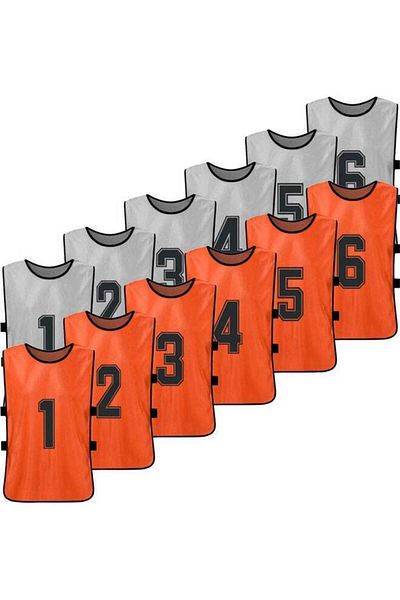 Generic 12-Piece Adults Soccer Sports Vest 32 x 12 x 20cm