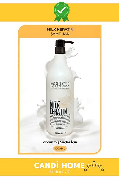 HOBİ CONDİ Premium Special Series Nourishing and Protective 1000 ml Milk Keratin Shampoo