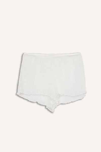 DeFacto Fall In Love Bridal Weiße Spitzenshorts B5451ax24sp